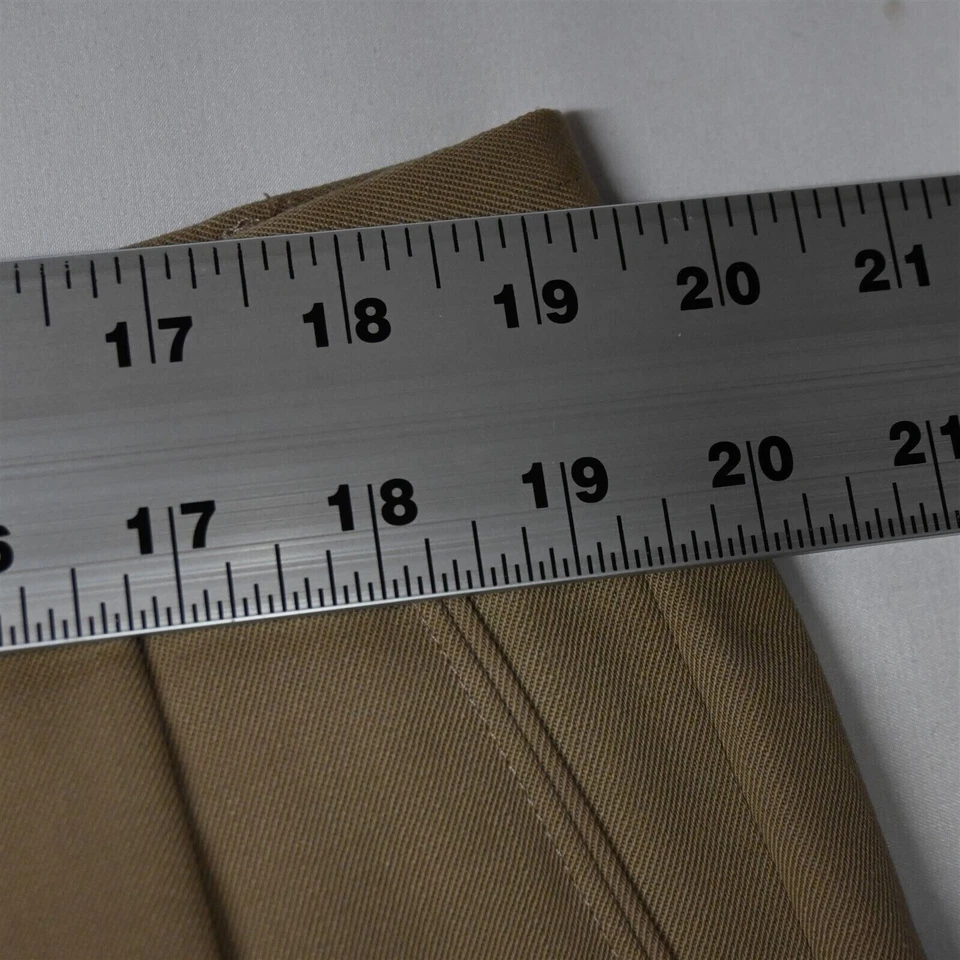 Pantalones de vestir Joseph & Feiss 38x30 caqui 100 % lana plisados delanteros para hombre Foto 2 de 4