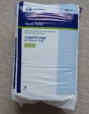 Covidien Youth/Adult  Pull Ups Unisex Dispos. Underwear 60-125 pounds  Lg/XL - 