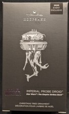 2020 Convention Exclusive Star Wars Imperial Probe Droid Metal Hallmark Ornament