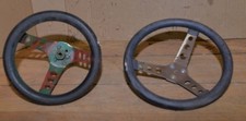 2 Vintage Rat Rod Steering Wheels 10 11 12 Od Collectible 1960s - 70s Lot