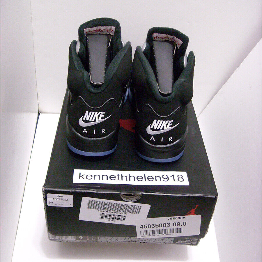 NEW 2016 NIKE AIR JORDAN 5 RETRO HIGH OG 845035-003 BLACK