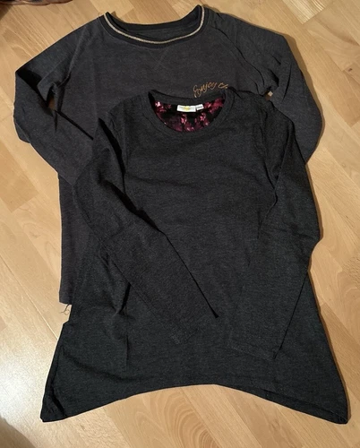 2 Shirts Basic, langarm, Größe 134/140, 140