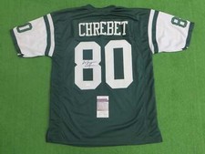 WAYNE CHREBET NEW YORK NY JETS SIGNED JERSEY Hofstra