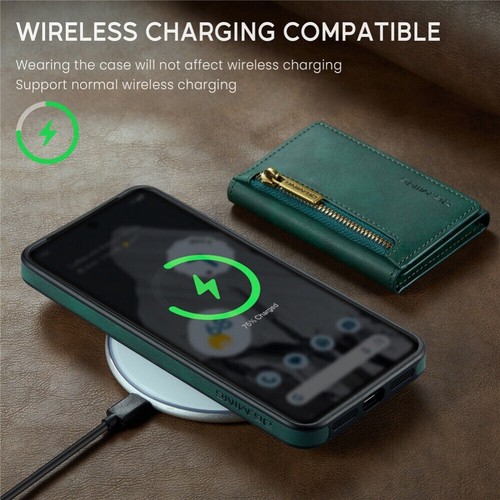 For Google Pixel 9 8 Pro XL Shockproof Detachable Wallet Case Magnetic Cover - Picture 59 of 79