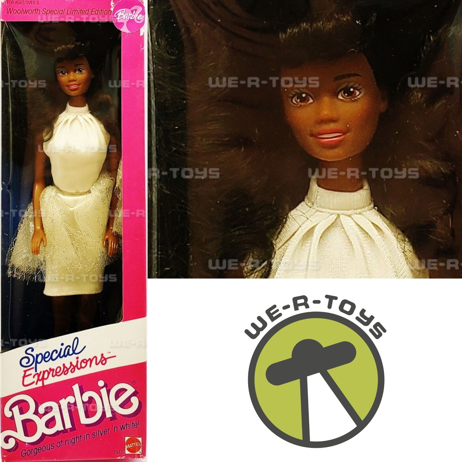 Barbie Special Expressions African American Doll 1989 Mattel #7346 NRFB