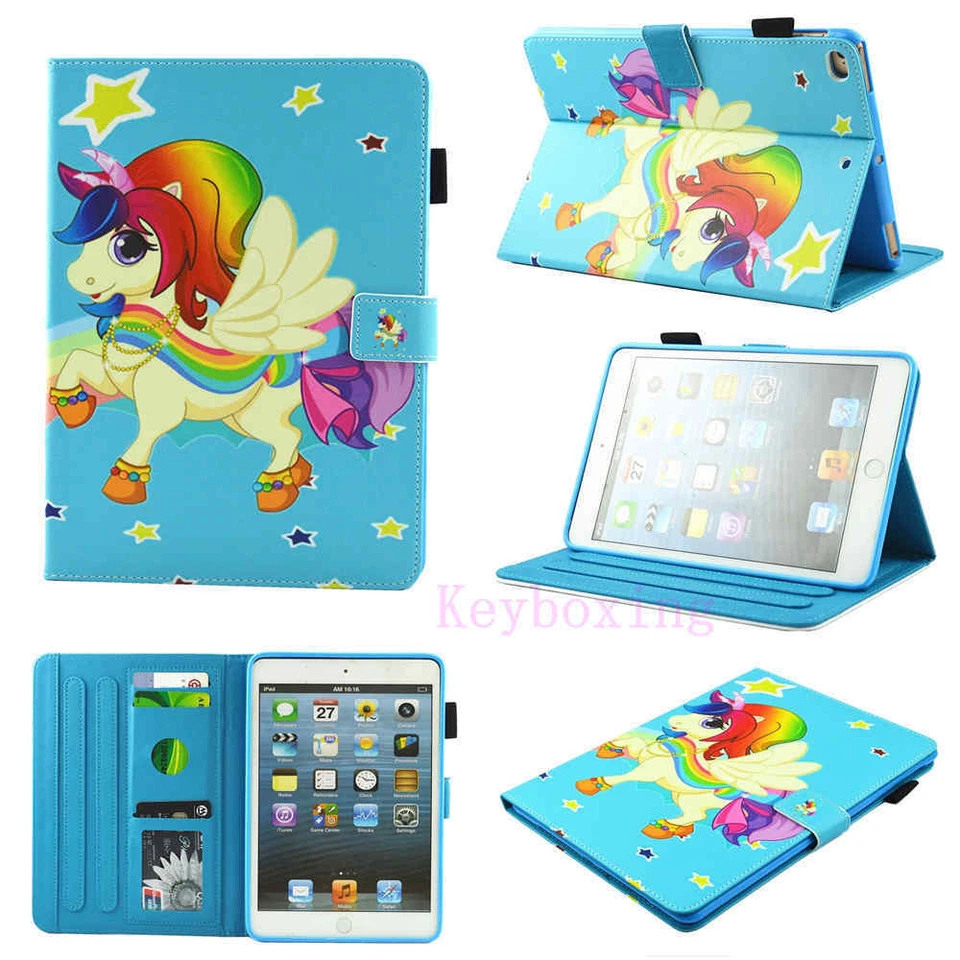 For iPad Air 3rd Mini 5 iPad 2 3 4 5th 6th Gen Magnetic Leather Case Smart Cover - Image 2 of 4