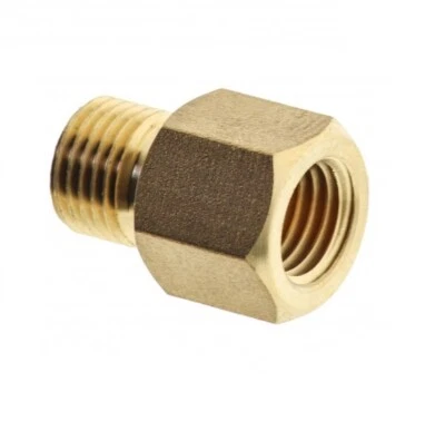 MAGNUM MANOMETER REDUZIERUNG REDUKTION AG-1/8" (~9.5mm) IG-M10x1 150Bar MESSING 1/8M