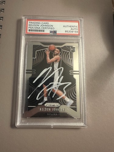 Keldon Johnson 2019 20 Panini Prizm Rookie RC Signed Auto PSA DNA San Antonio 🔥 - Picture 1 of 2