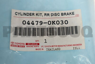 リンリンくん 044790K030 Genuine Toyota CYLINDER KIT RR DIS 04479-0K030 | eBay