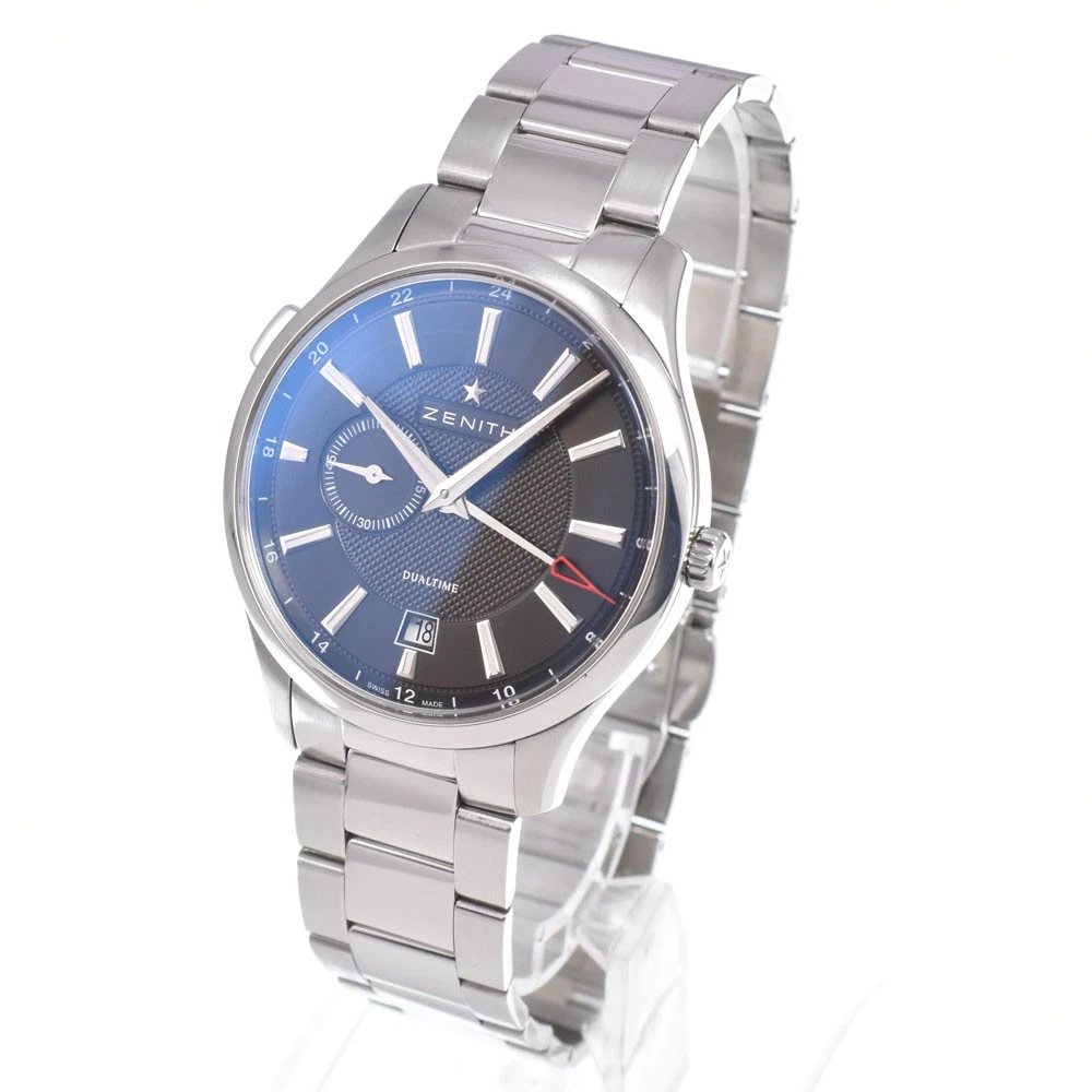 with paper ZENITH captain dual time 03.2130.682/22.M2130 Men's Watch L#150716