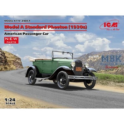 ICM ICM24051 Ford Model A Standard Phaeton (1930s)