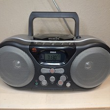 RCA RCD143 Digital Portable CD Radio Boombox Tested Working Condition