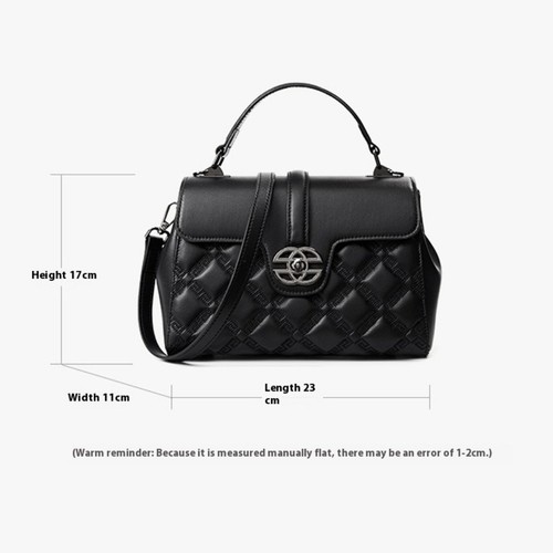 Elegant Leather Tote Bag 2025 Large Capacity Crossbody Women Shoulder Bag Coffee - Picture 6 of 27