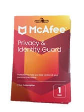 McAfee Privacy  Identity Guard 1-Year Subscription 1 User NEW SEALED