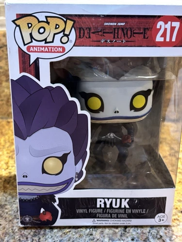 Funko Pop Ryuk - Death Note #217 Boxed Vinyl 2017 Figure (VAULTED) *box flaw*