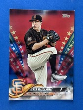 2018 Topps Independence Day #648 Derek Holland San Francisco Giants #/76