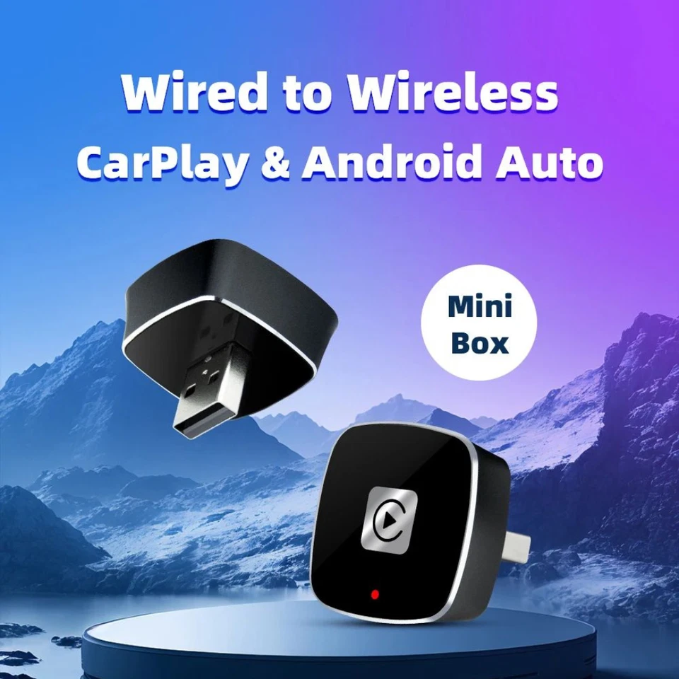 Adattatore Wireless CarPlay & Android Auto Universale USB + Type-C - iPhone - Immagine 3 di 4