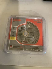 MK Diamond 166998 Contractor Plus Turbo Circular Saw Blade 4inch For Concrete