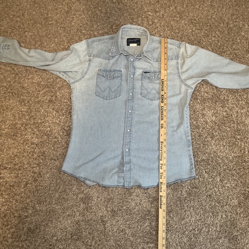 Wrangler Women’s Size XXL Long Sleeve Pearl Snap Western Shirt - Picture 8 of 9