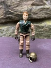 Vintage 1990 GI Joe Major Storm 3.75” Figure w Helmet Part Mobile Fort Driver