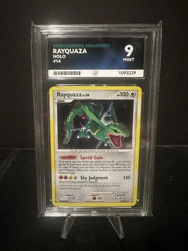 Pokemon Rayquaza Legends Awakened Holo Card 14/146 Rare Ace 9 Low POP 4