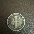 1924- silver Mercury dime