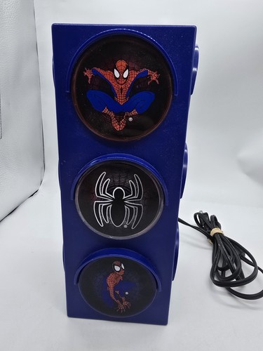 Spiderman Kids Light Street Traffic Light Three Sided Vintage Rare 2005 Sold Out - 第 7/10 張圖片