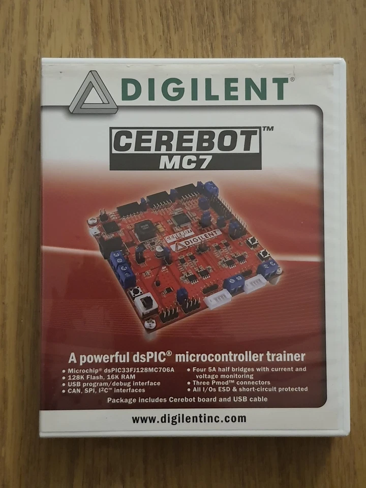 DIGILENT CEREBOT MC7 - dsPIC33FJ128MC706A Microcontroller Development Kit - Image 3 of 3