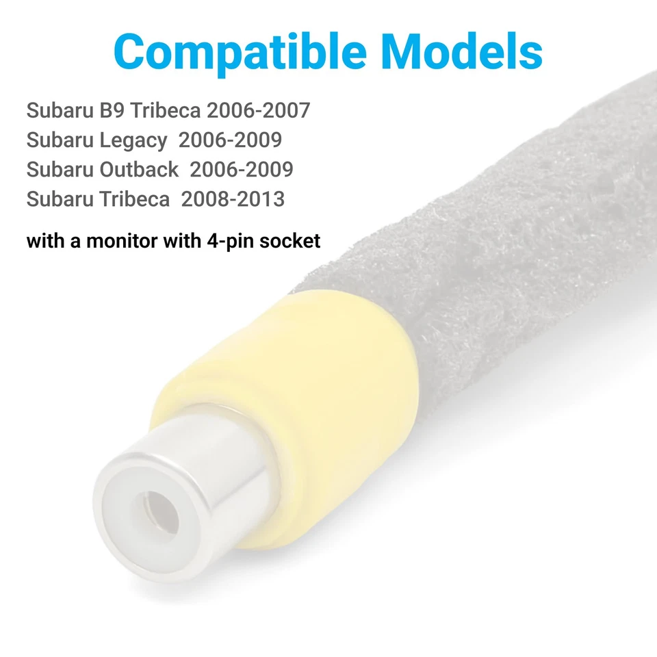 Subaru Outback Legacy Tribeca B9 Tribeca Reverse Camera Kit With 4 Pin Cable Wir - Image 2 of 4