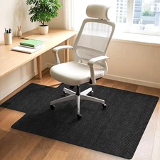 Hardwood and Tile Floor Office Chair Mat, 48" x 36" Computer Gaming Rolling Chai
