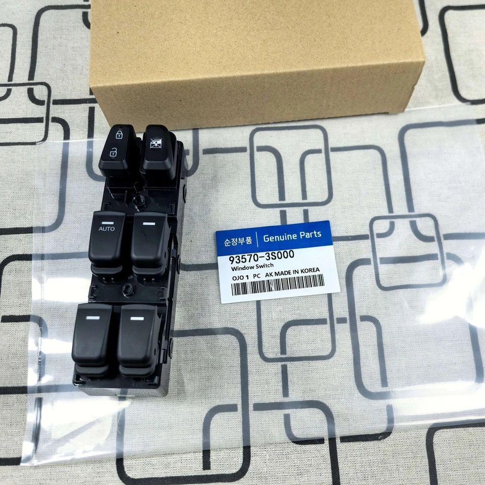 Interruptor de ventana eléctrica principal del lado del conductor delantero izquierdo para Hyundai Sonata 2011-2015 Foto 3 de 3