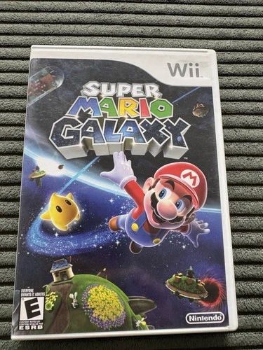 Super Mario Galaxy Wii - Tested Working, Manual Included, Minor Scratches