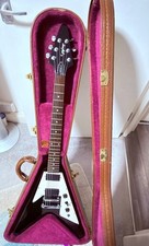 Vintage Epiphone Flying V Ebony Electric Guitar 