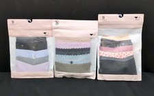Victoria Secret Lace Trim High Rise Cotton Cheeky Panties Medium Multi Lot Of 17
