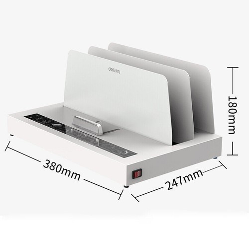 Elektrische Heißschmelz-Buchbindemaschine A4 Größe Thermo Buchbinder 220 V - Bild 5 von 13