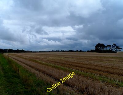 Foto 6x4 Wolken und Stoppeln bei Sudbourne um 2014