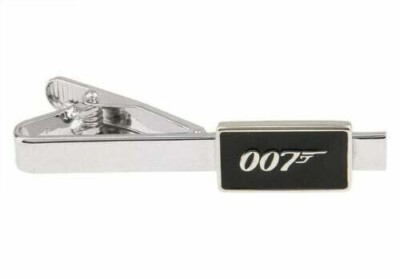 Elegant James Bond 007 Super Spy Classic Men's Collection Bright Polish Tie Clip