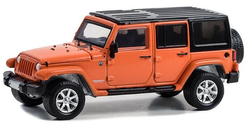 Greenlight 62010-E Jeep Wrangler Unlimited orange 2010 - Hollywood 40 - 1:64 - Picture 2 of 2