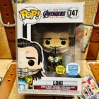 Funko Pop! Marvel Avengers Endgame Loki Glow Vinyl Figure HQ Exclusive