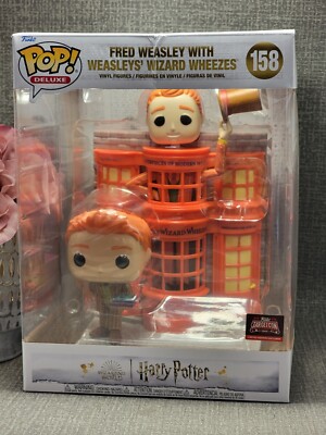Funko Pop! Deluxe FRED WEASLEY Weasleys Wizard Wheezes #158 Target Con NEW