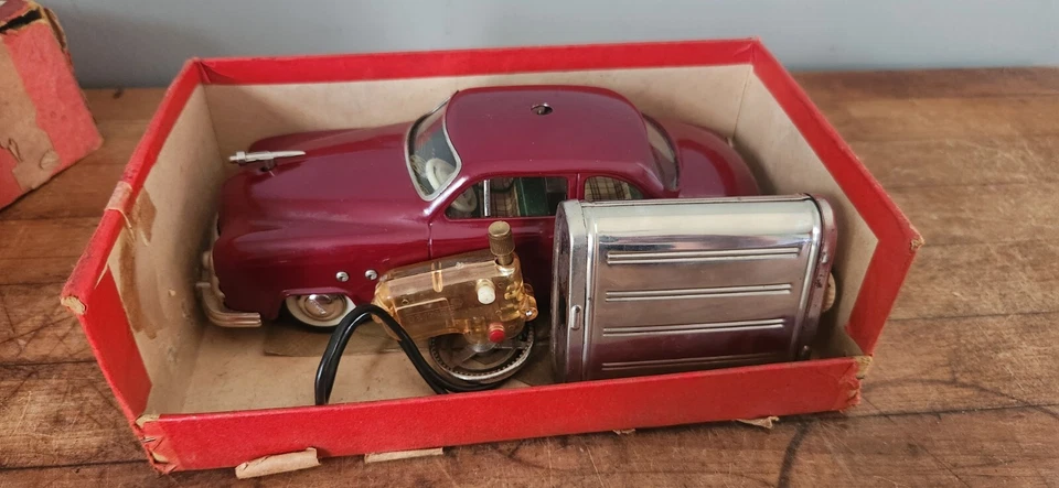 Coche de hojalata con control remoto Schuco Elektro Ingenico 5380 con caja original Foto 3 de 4