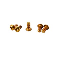 5PCS Gold Derby Cover Screws Bolts for Harley 1991-2018 Softail Dyna Touring FLH