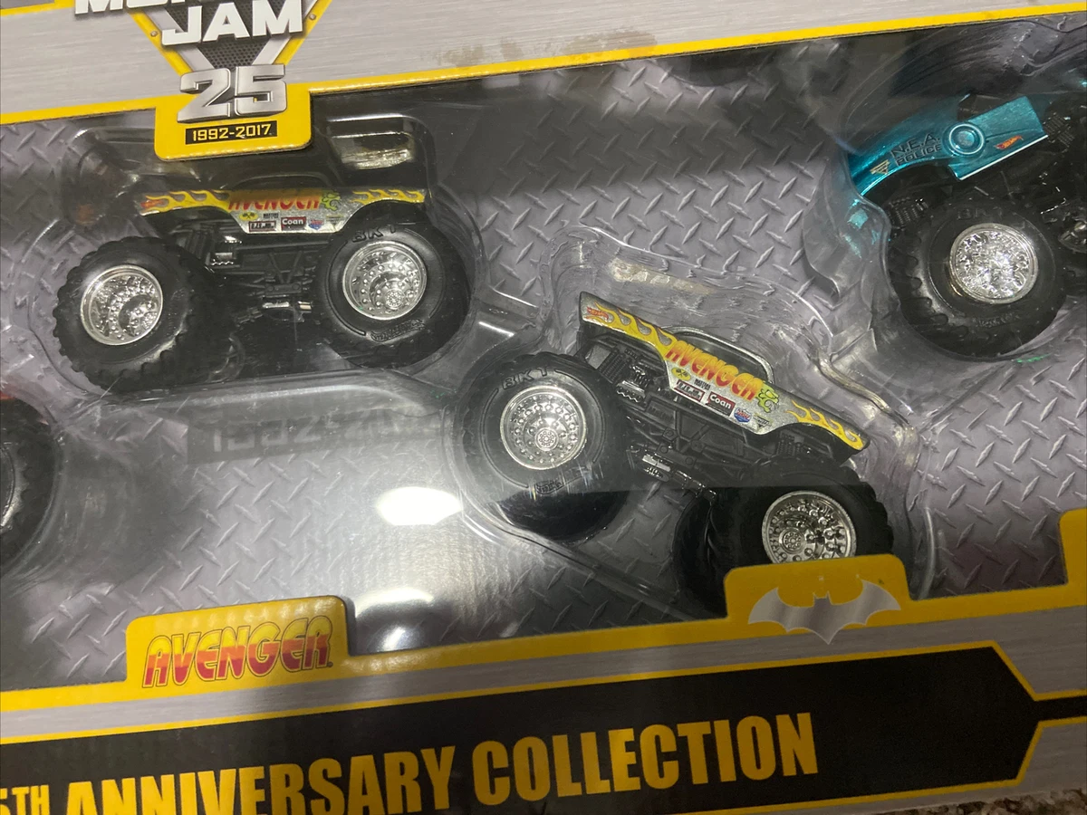 Hot wheels monster jam 25th anniversary collection set sales