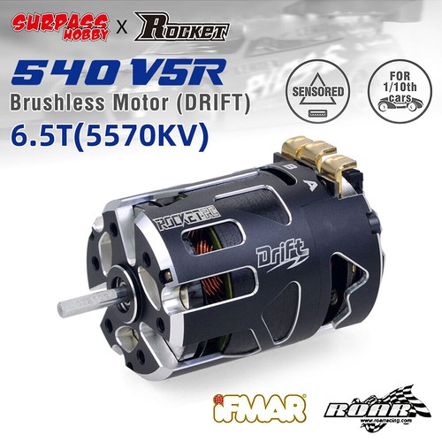 Rocket 540 V5R 6.5T Sensored Brushless Racing Motor für 1/10 1/12 1/14 RC Auto
