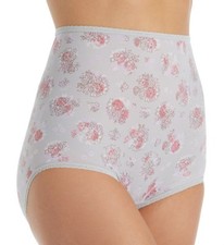 BALI Skimp Skamp Wild Rose Print Full Cut Brief Size 7/Large
