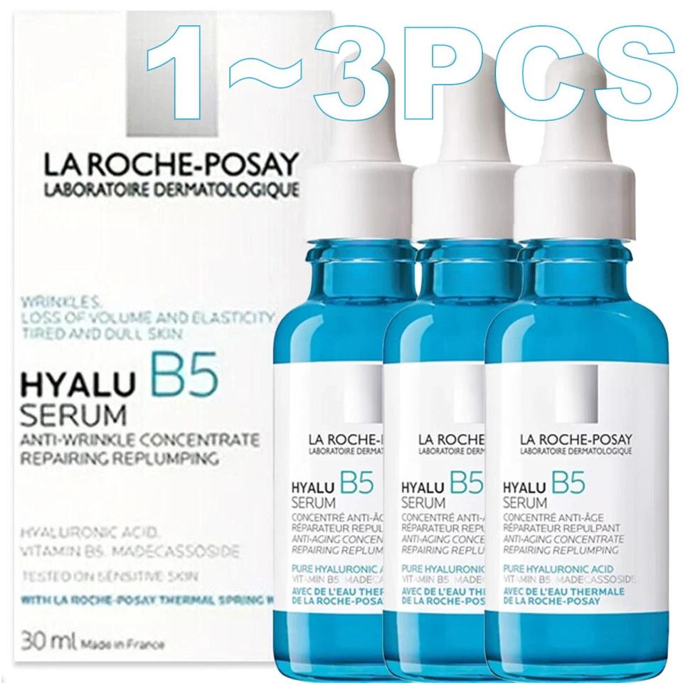 1~3x La Roche-Posay Hyalu B5 Serum Anti-Wrinkle Concentrate Repairing Serum 30ml