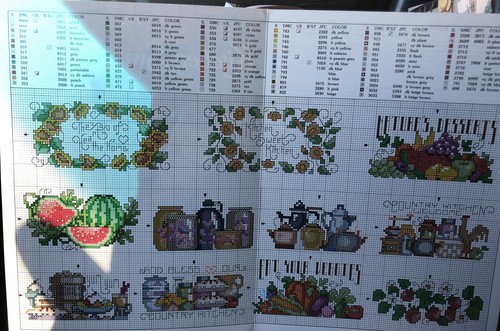 LEISURE ARTS #2307 KITCHEN SWEET KITCHEN by Deborah Lambein 1992 Towel Designs - Picture 2 of 3
