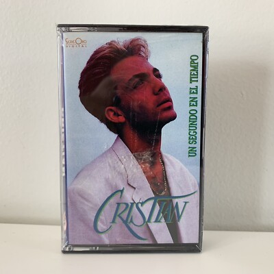 Cristian Castro Cassette Un Segundo en el Tiempo 1993 Fonovisa Rare New Sealed