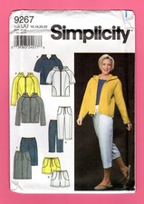Simplicity 9267 Misses Casual Leisure Jacket Skirt Pants Shorts 16-18-20-22 FF