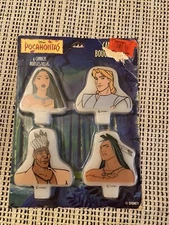 4 Piece Pocahontas Candles Cake Cupcake Decorations John Smith Powhatan Kocoum